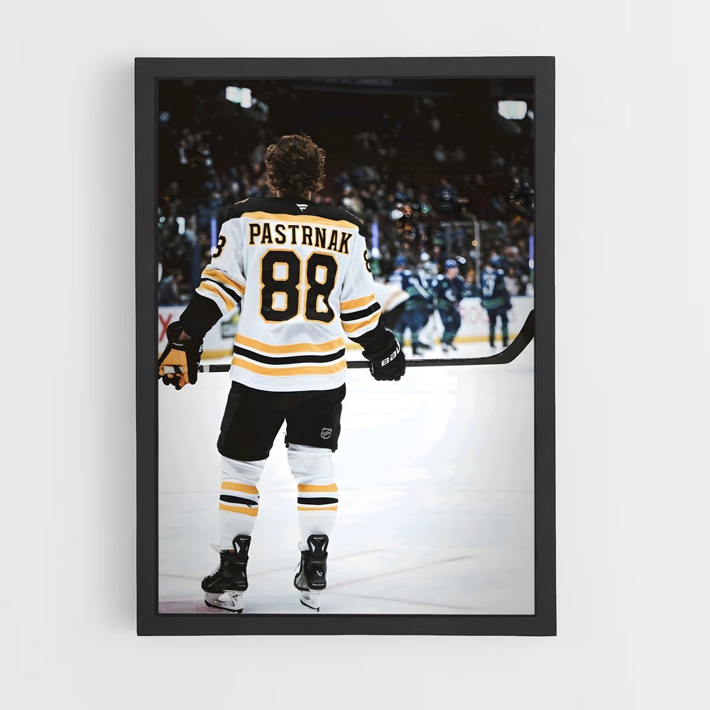 Poster David pastrnak – affiche Hockey sur glace (vue 2)